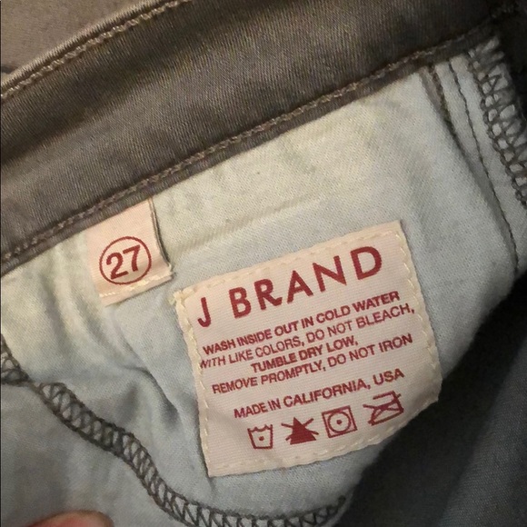 NWOT J Brand skinny leg grey jeans - Picture 3 of 4